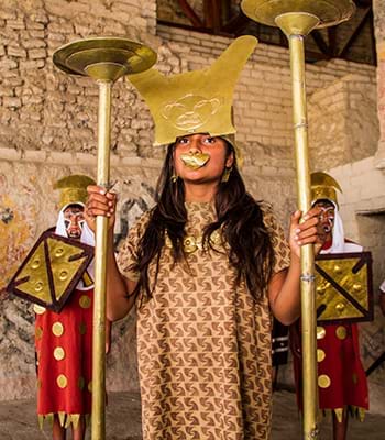 Apresentação da Señora de Cao em El Brujo